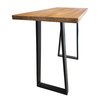 Amerihome Acacia Wood 51" High Top Bar Pub Table AWBT51